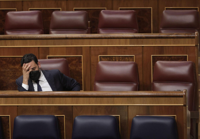 Archivo - El secretario general del Grupo Parlamentario Popular y diputado por Las Palmas, Guillermo Mariscal, en una sesión plenaria en el Congreso de los Diputados, a 24 de junio de 2021, en Madrid, (España).