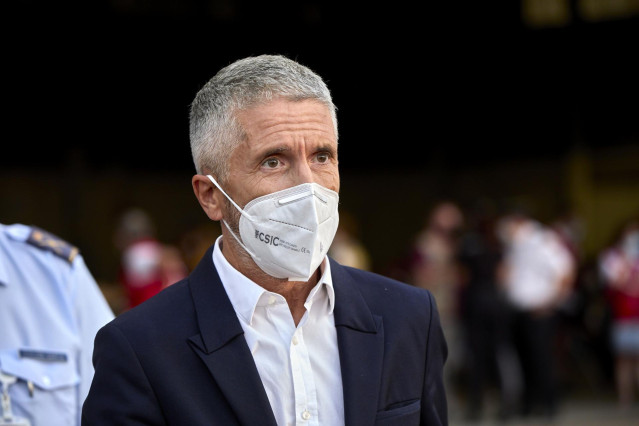 El ministro del Interior, Fernando Grande-Marlaska, en una intervención el pasado 24 de agosto