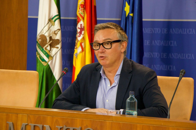 Archivo - El portavoz parlamentario de Vox en Andalucía, Manuel Gavira, en una foto de archivo.