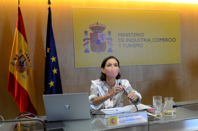 Archivo - La ministria de Industria, Comercio y Turismo, Reyes Maroto.