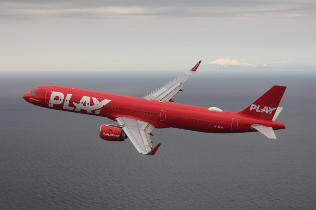 Avión de PLAY.