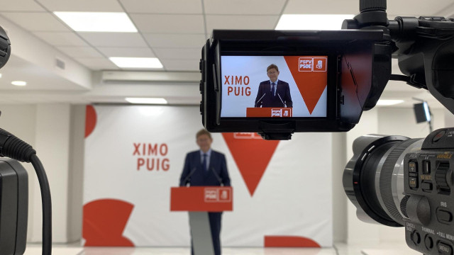 Puig en su comparecencia tras ser la única candidatura para el Congreso Nacional del PSPV