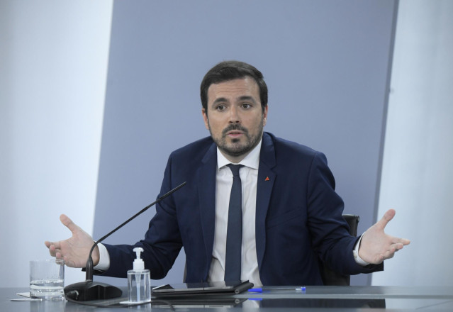 Archivo - El ministro de Consumo, Alberto Garzón