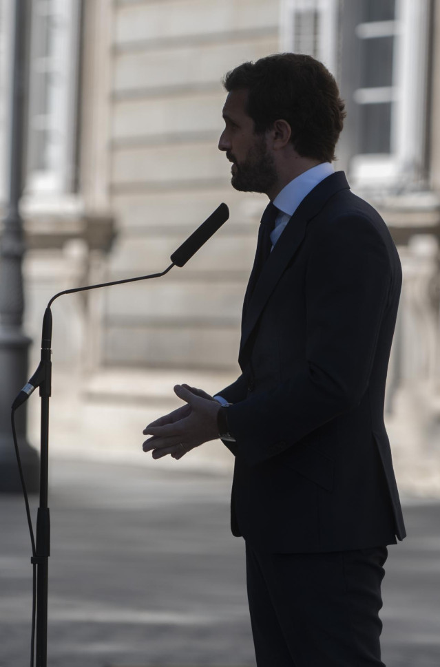 Archivo - El presidente del PP, Pablo Casado