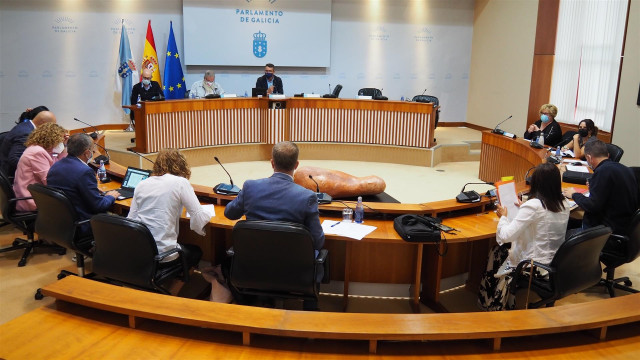 Comisión 7ª, Agricultura, Alimentación, Gandaría e Montes del Parlamento gallego del 3 de septiembre del 2021.