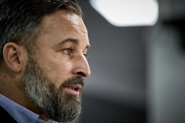 El presidente de Vox, Santiago Abascal