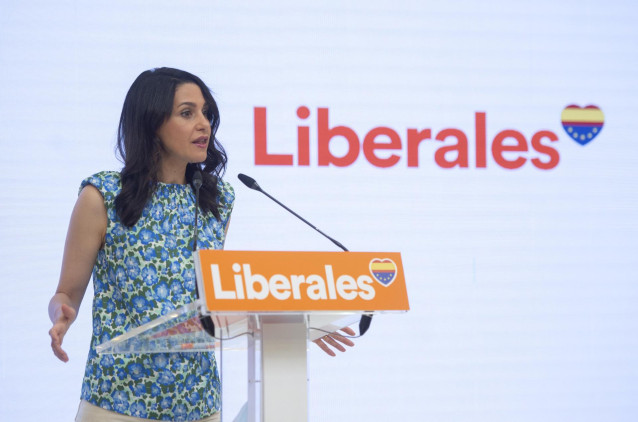 Archivo - La presidenta de Ciudadanos, Inés Arrimadas.