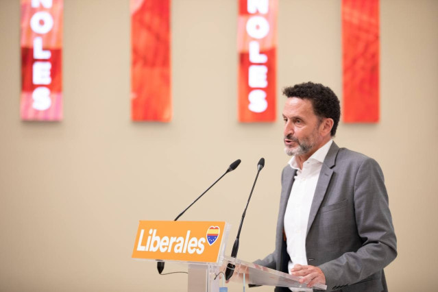 El vicesecretario general y portavoz del Comité Ejecutivo de Ciudadanos, Edmundo Bal, en una rueda de prensa en la sede del partido en Madrid.