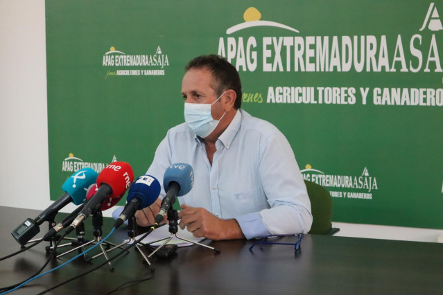 El presidente de APAG Extremadura Asaja, Juan Metidieri, en nota d eprensa