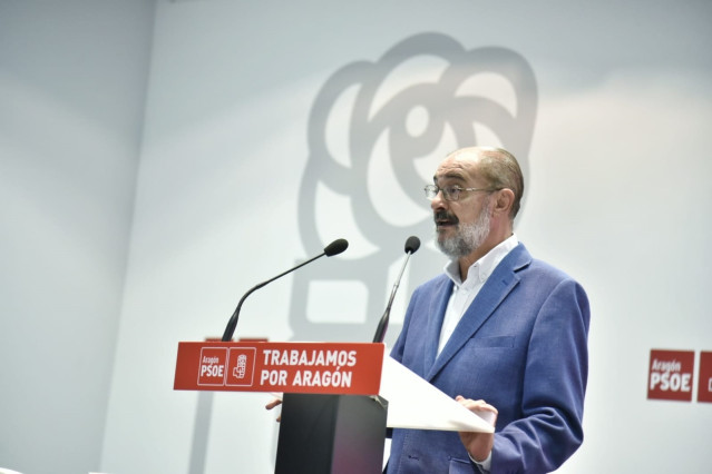 El presidente del Gobierno de Aragón, Javier Lambán.