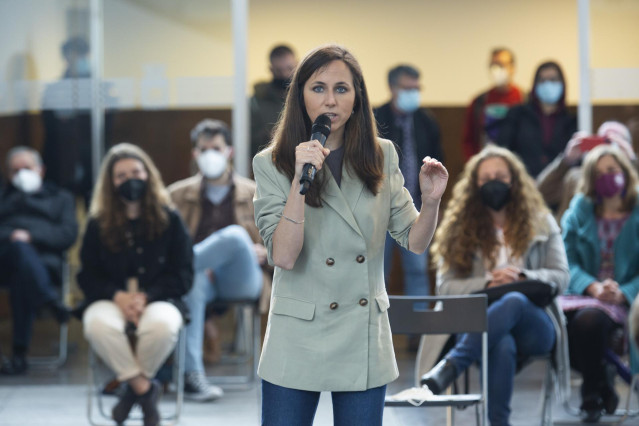 Archivo - Imagen de recurso de la secretaria general de Podemos y ministra de Derechos Sociales y Agenda 2030, Ione Belarra, a 3 de junio de 2021, en Avilés, Asturias.