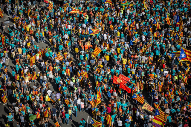 Archivo - Diada de 2019
