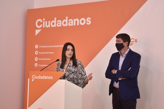 Inés Arrimadas y Juan Marín