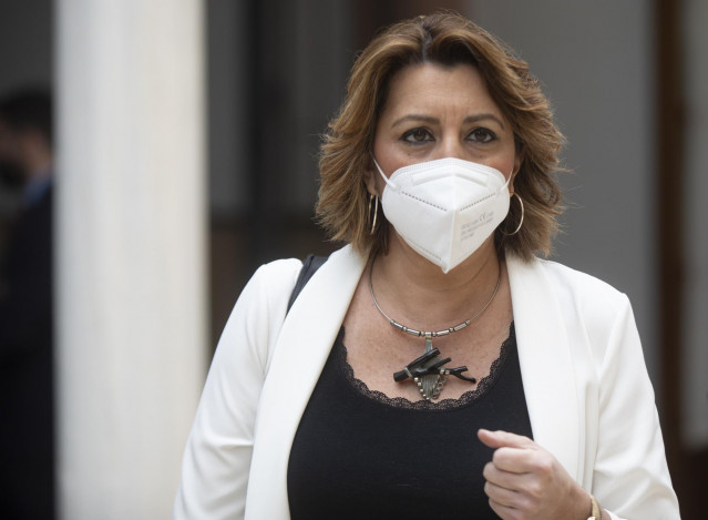Archivo - La secretaria general del PSOE-A, Susana Díaz, en una foto de archivo.