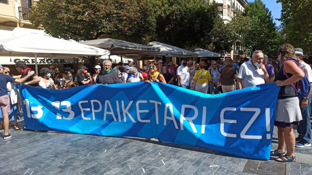 Manifestación contra el sumario 13/13
