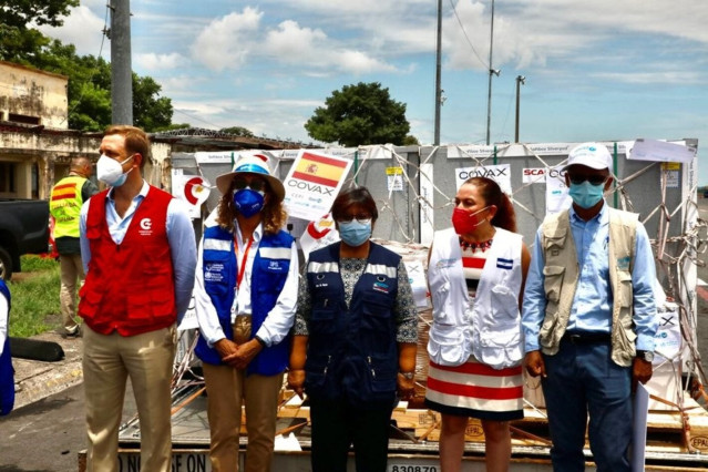 Donación de vacunas a Nicaragua por parte de España
