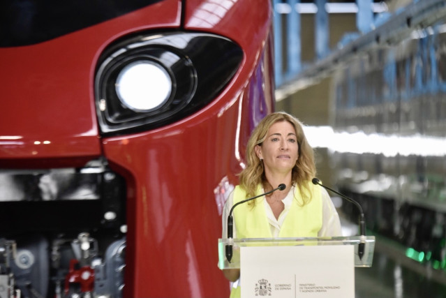 La ministra de Transportes, Movilidad y Agenda Urbana, Raquel Sánchez