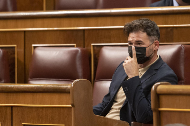El portavoz parlamentario de la ERC, Gabriel Rufián.