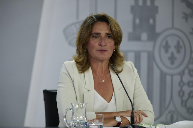 La vicepresidenta tercera y ministra de Transición Ecológica y Reto Demográfico, Teresa Ribera, en una imagen de archivo.