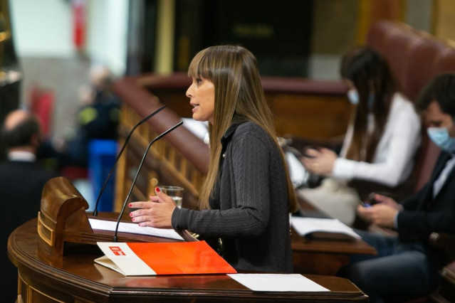 Archivo - La diputada socialista en el Congreso por Cádiz, Eva Bravo