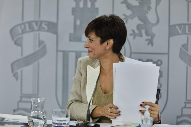 La ministra Portavoz, Isabel Rodríguez