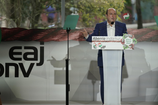 Archivo - El presidente del PNV, Andoni Ortuzar.