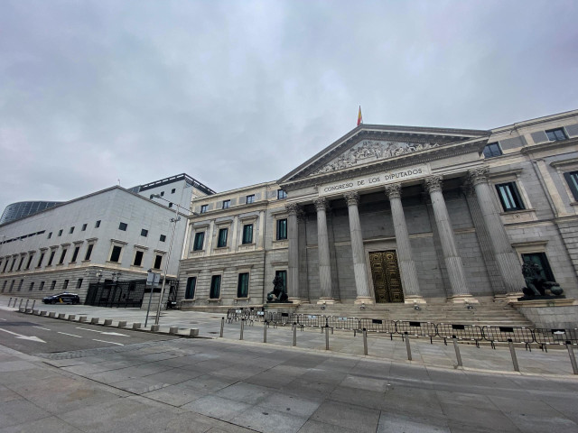 Archivo - Fachada del Congreso de los Diputados