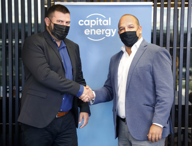 Alejandro Ortega, CEO de AC Solutions, y Juan José Sánchez, CEO de Capital Energy