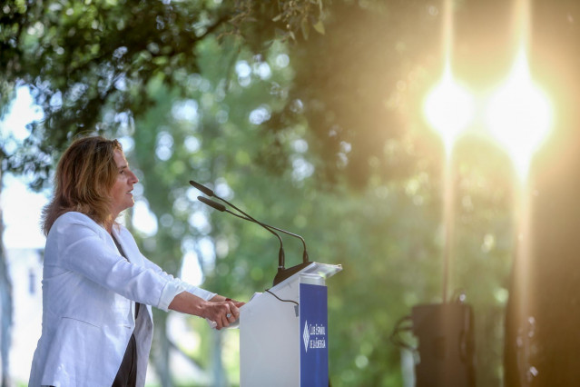 La vicepresidenta tercera del Gobierno y ministra para la Transición Ecológica y el Reto Demográfico, Teresa Ribera