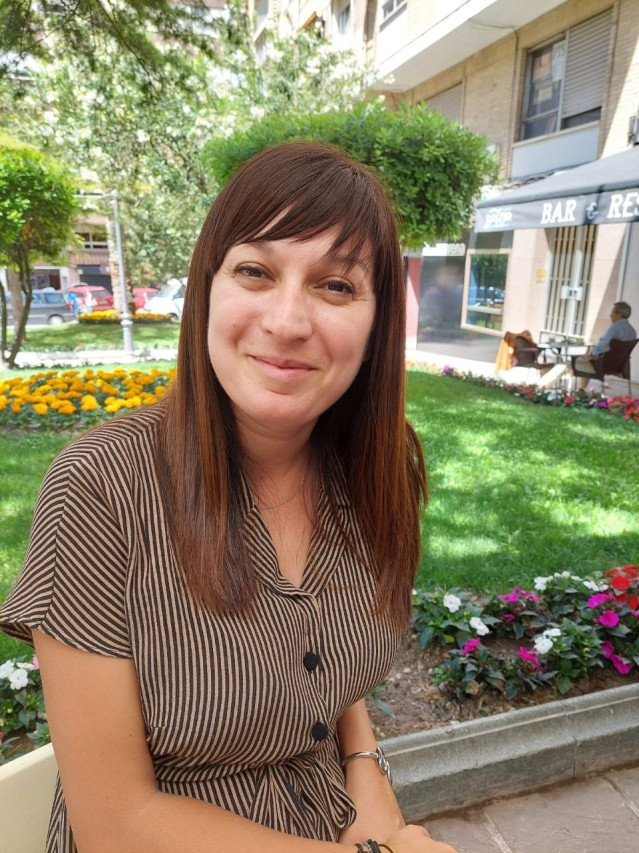 La responsable provincial de Podemos Almería, Vanesa Vicent.