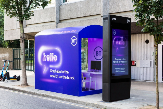 Espacio de publicidad de BT