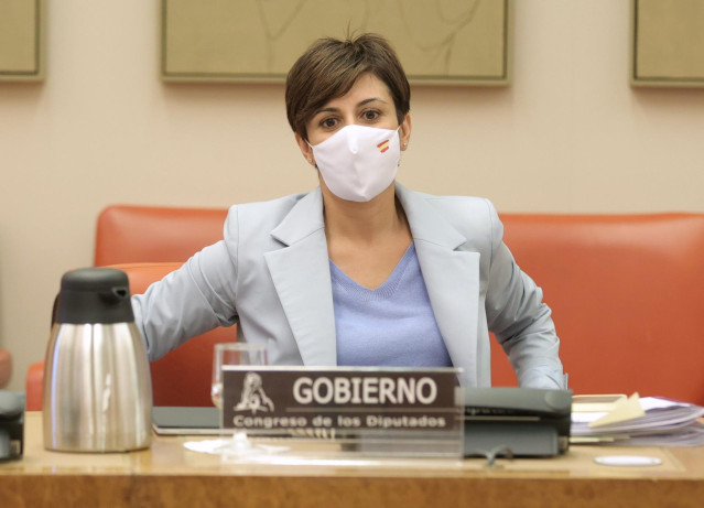La ministra de Política Territorial, Isabel Rodríguez, comparece en una Comisión de Política Territorial en el Congreso de los Diputados, a 22 de septiembre de 2021, en Madrid, (España). En la comparecencia, a petición propia, ha informado sobre las línea