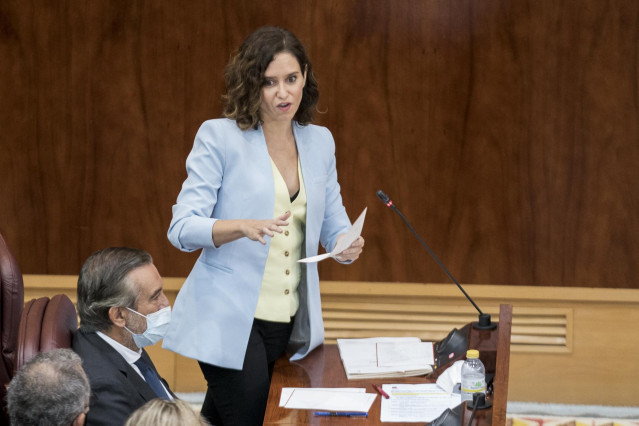 La presidenta de la Comunidad de Madrid, Isabel Díaz Ayuso