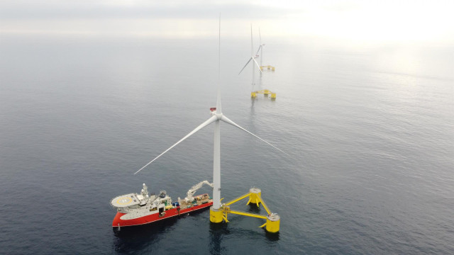 Archivo - Proyecto eólico marino flotante de WindFloat Atlantic