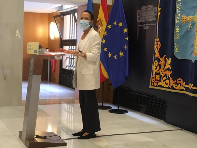 La portavoz del Gobierno del Principado de Asturias, Melania Álvarez
