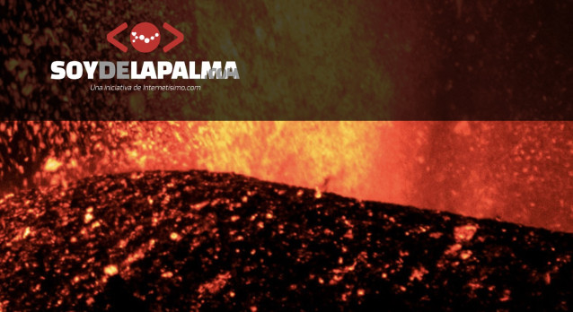 Logotipo de la página web para canalizar las ayudas para damnificados en La Palma