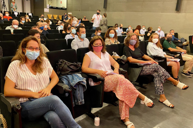 La secretaria general del PSIB-PSOE y presidenta del Govern, Francina Armengol, en la reunión del Consejo Político de la Formación.