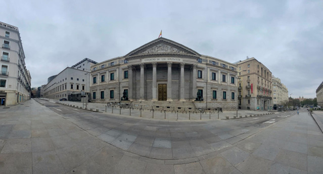Archivo - Fachada del Congreso de los Diputados
