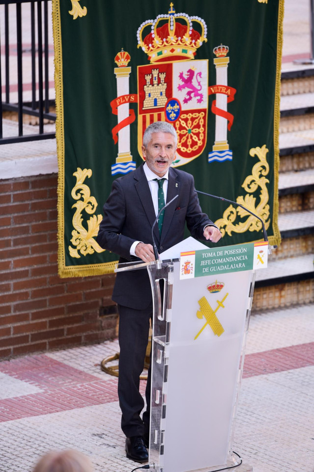 El ministro de Interior, Fernando Grande-Marlaska, en Guadalajara