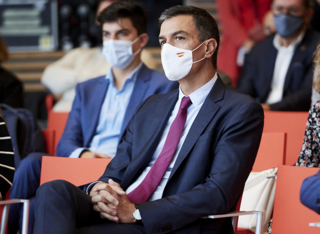 El presidente del Gobierno, Pedro Sánchez, en la inauguración de la jornada ‘Diálogos sobre el Futuro del Trabajo’ en el Centro Botín