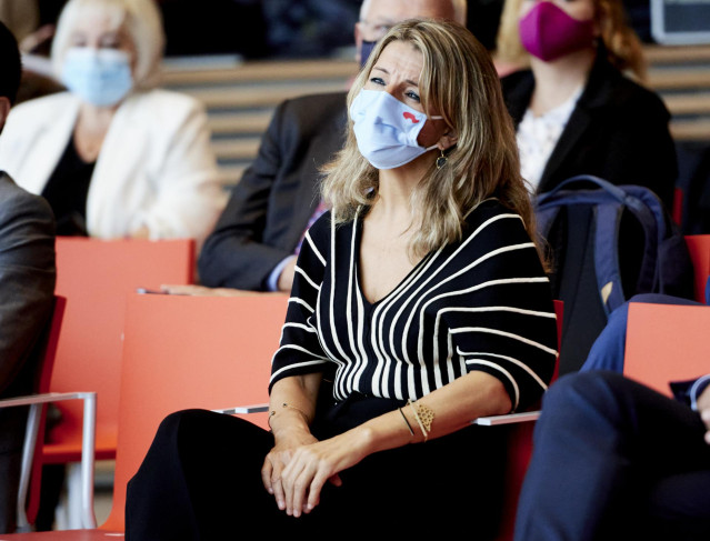 La vicepresidenta segunda del Gobierno y ministra de Trabajo, Yolanda Díaz, en una imagen de archivo.