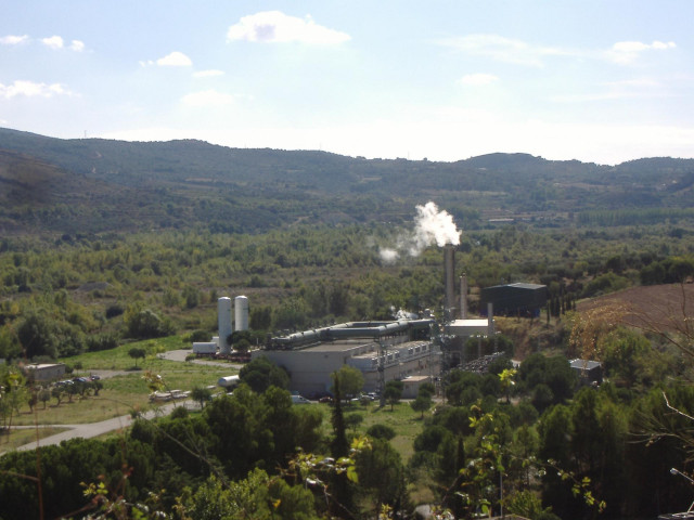 Archivo - Central de Cogeneración en El Grado (Huesca)