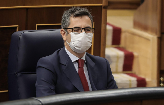 El ministro de la Presidencia, Relaciones con las Cortes y Memoria Democrática, Félix Bolaños.