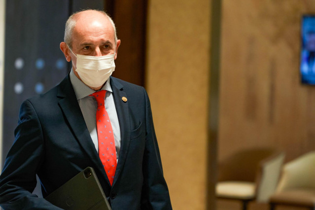 El vicelehendakari primero y consejero de Seguridad del Gobierno Vasco, Josu Erkoreka