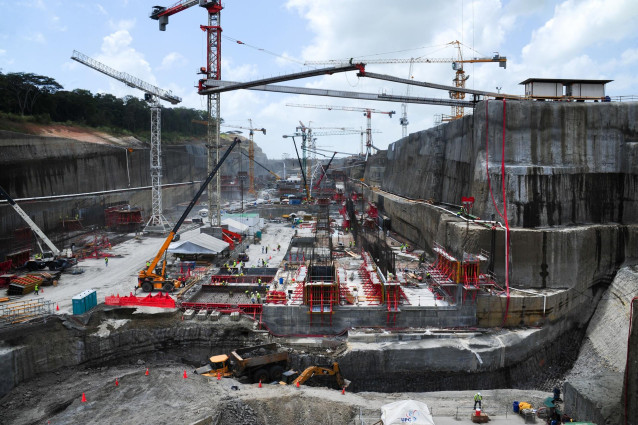 Archivo - Obras de ampliación del Canal de Panamá