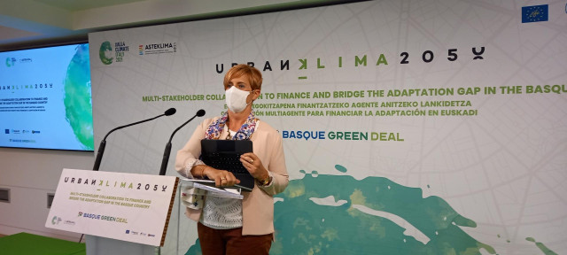 La consejera  de Desarrollo Económico, Sostenibilidad y Medio Ambiente, Arantxa Tapia.