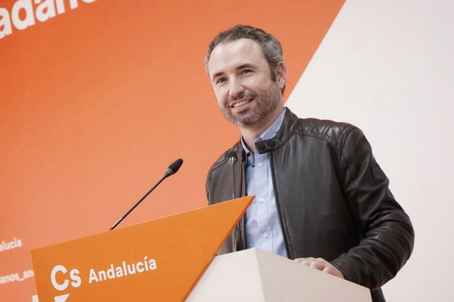 El secretario autonómico de Comunicación de Ciudadanos (Cs) Andalucía, Guillermo Díaz.
