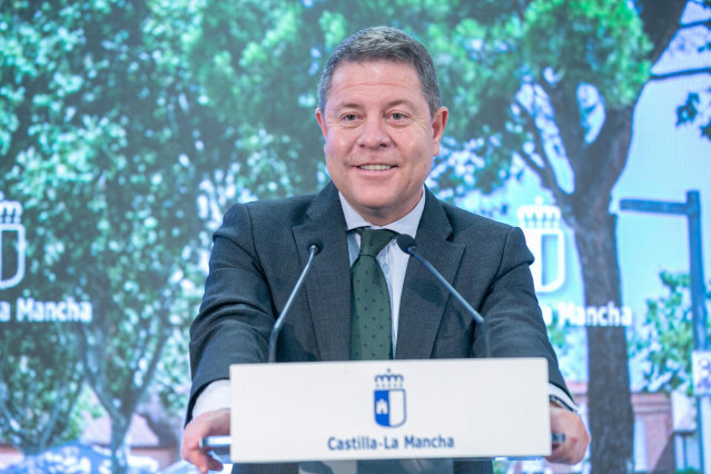 El presidente de Castilla-La Mancha, Emiliano García-Page, desde Marchamalo