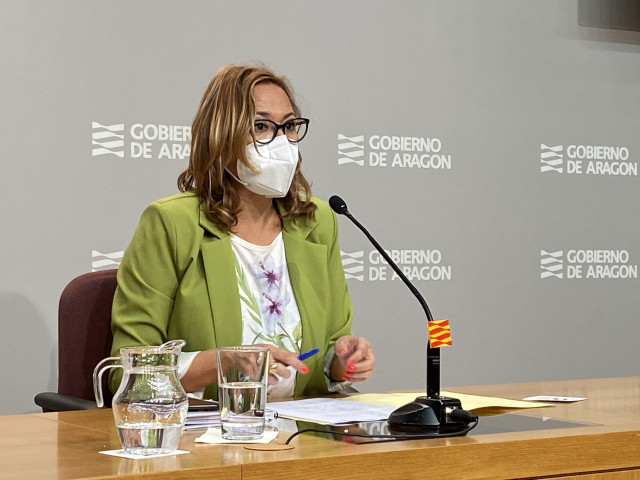 Archivo - Mayte Pérez es la consejera de Presidencia del Gobierno de Aragón.