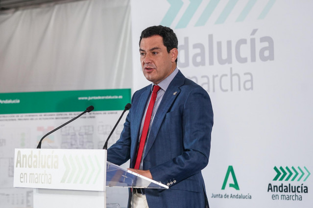 El presidente de la Junta de Andalucía, Juanma Moreno, en una imagen de archivo